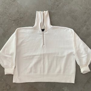 Cream turtleneck sweater